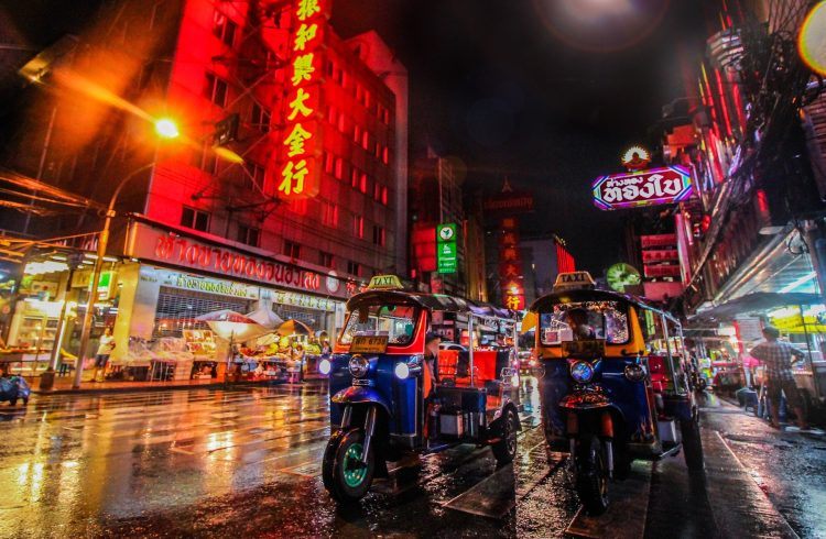 Thailand, Bangkok, tuk-tuk, tuk-tuks, rickshaw, rickshaws