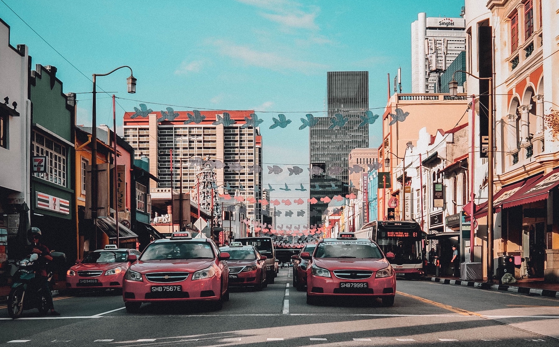 Singapore, taxi, cars, taxis, Uber, Grab