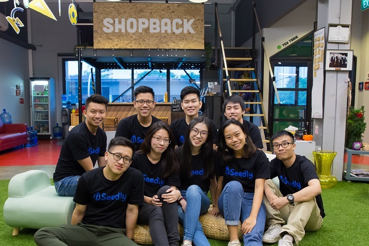 The Seedly team in ShopBack's Singapore office