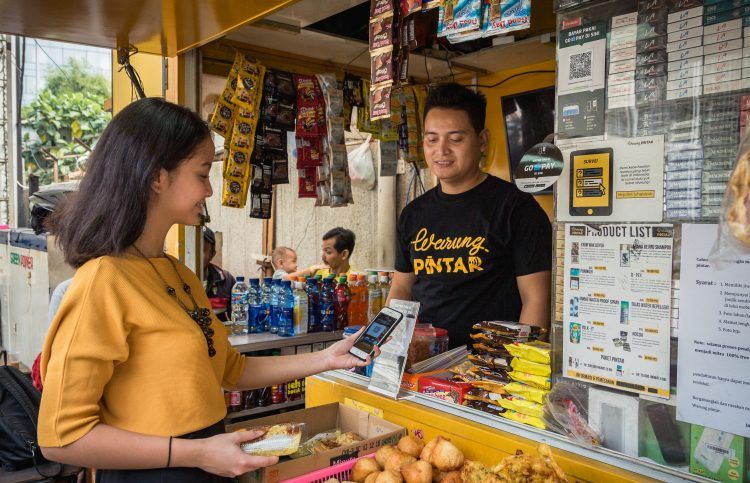 Go-Pay at Warung Pintar