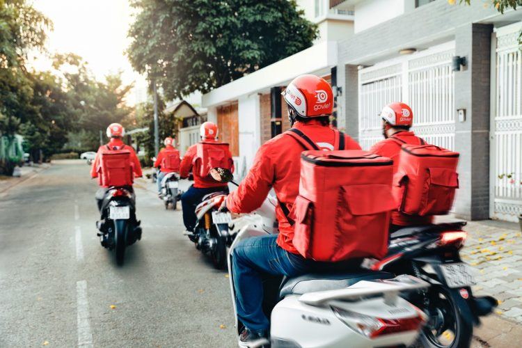 Go-Viet bike drivers