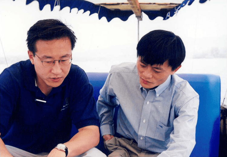 Alibaba co-founders Joe Tsai and Jack Ma