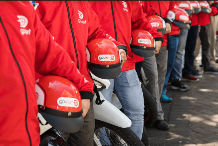 Go-Viet drivers close-up
