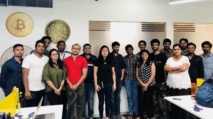 The Cashfree team with Y Combinator's Adora Cheung.