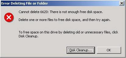 disk-cleanup-error