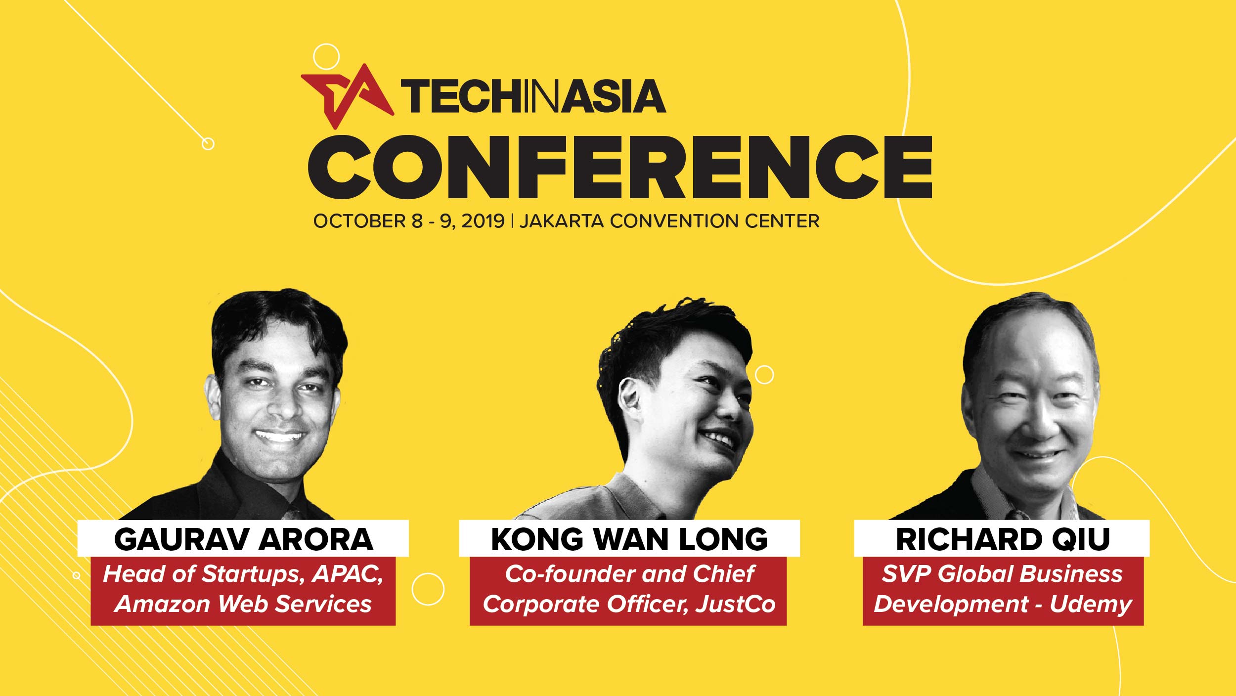 Speakers at Tech in Asia Conference’s Main Stage