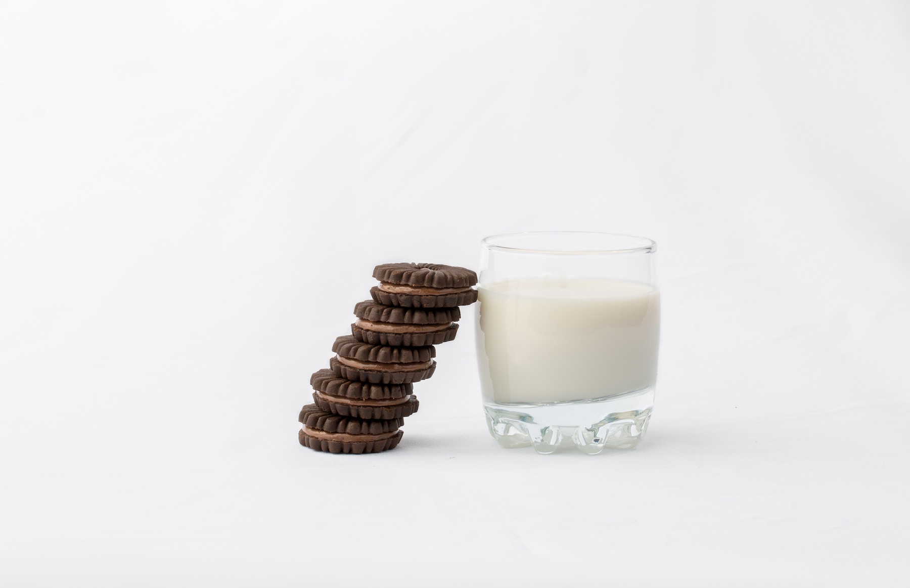 milk, cookies