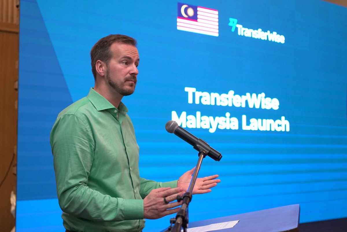 Taavet Hinrikus at TransferWise Launch