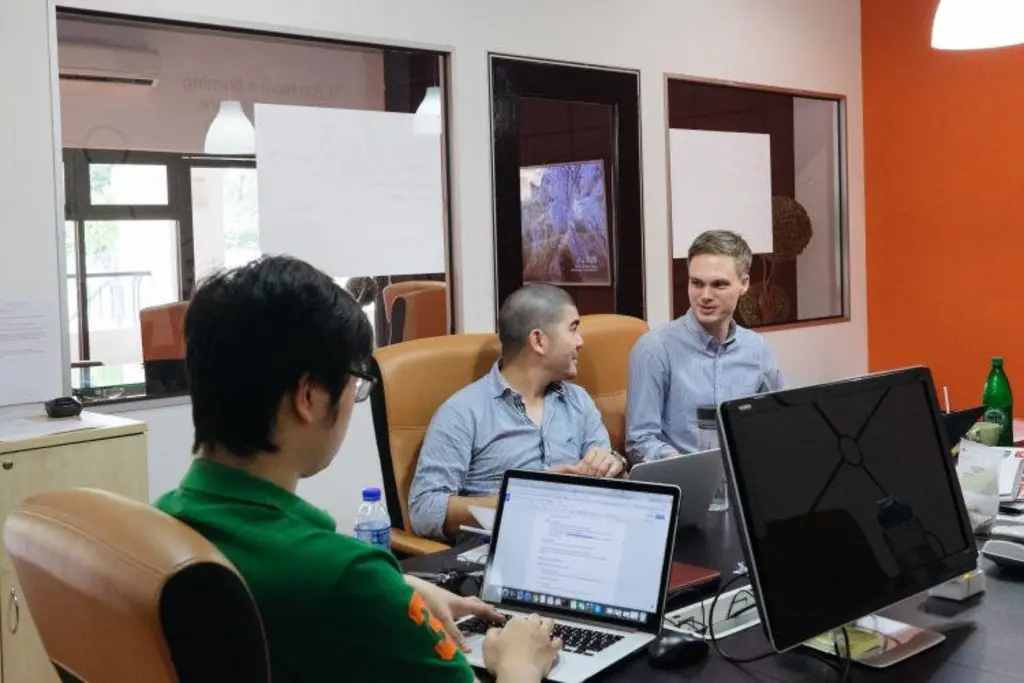 Our team diligently working on one of our ventures. Journey to creating a billion-dollar time tracking software company.