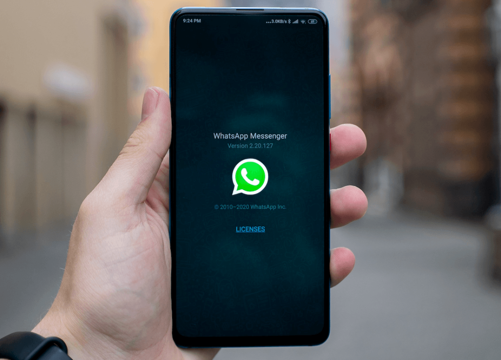 WhatsApp on mobile