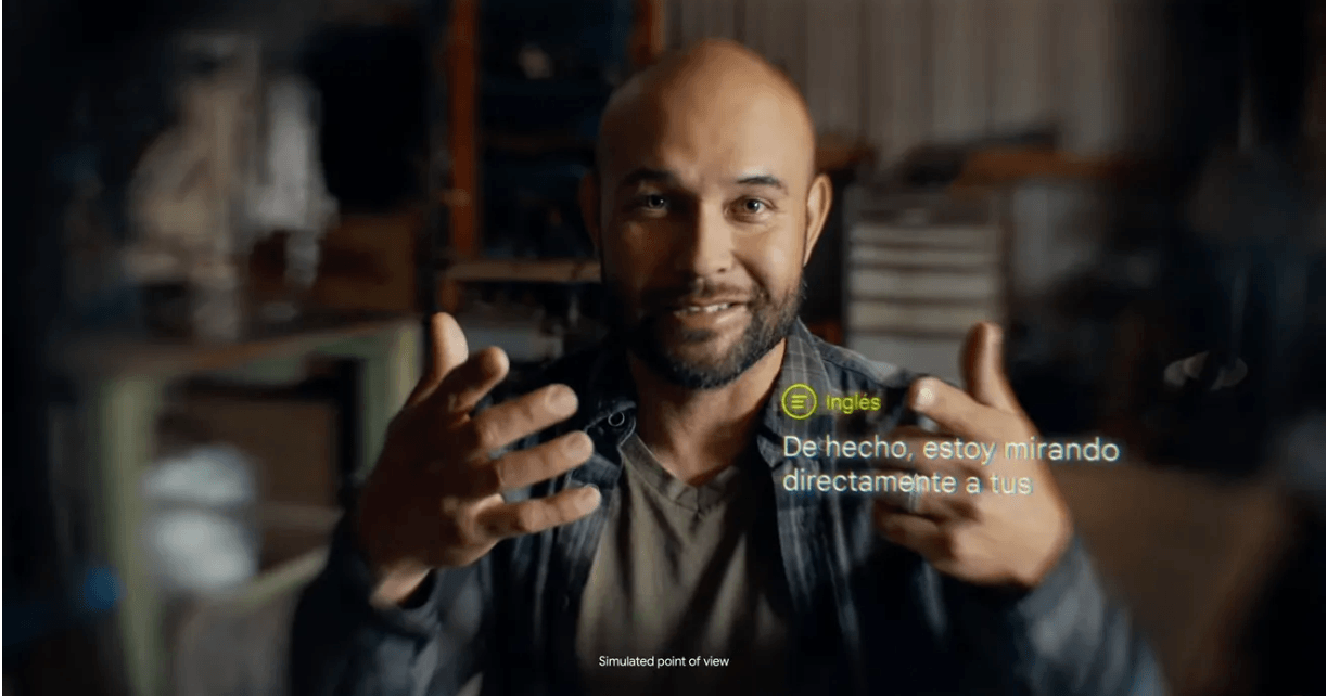 Google's new AR glasses translate languages in real time