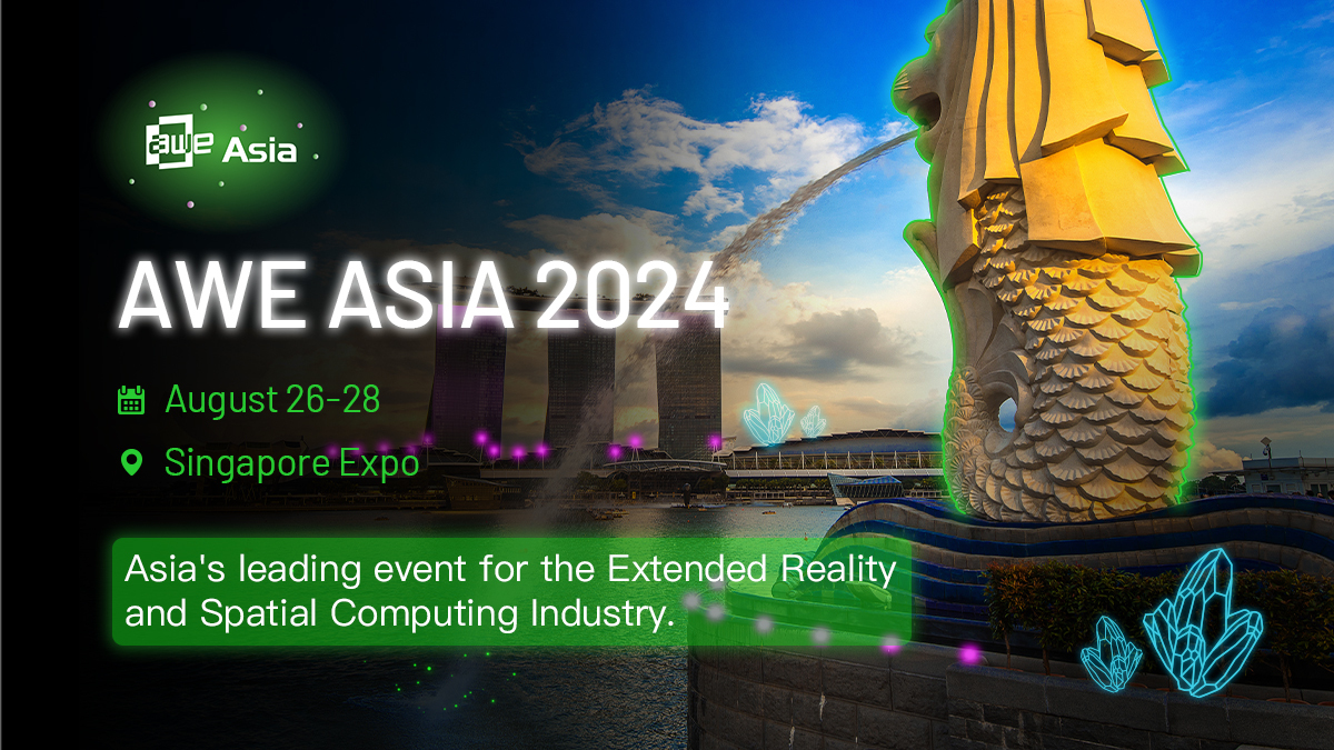 Augmented World Expo Asia 2024 (AWE Asia) success street is a