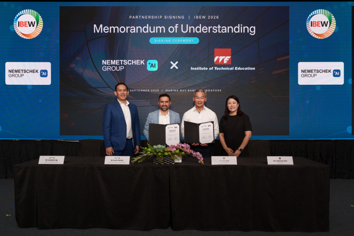 Nemetschek partners with ITE, SP on AI training in Singapore